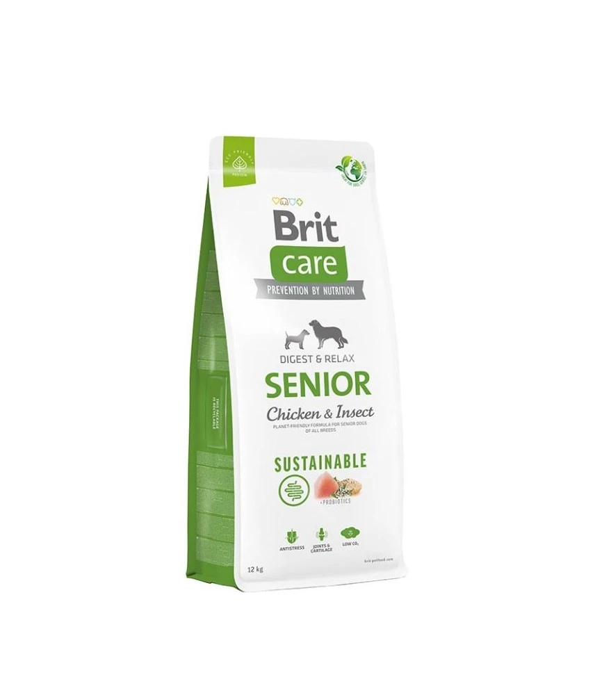 Brit Care Senior Sustainable Chicken & Insect 12kg 1 Brit Care Senior Sustainable Chicken & Insect 12kg
