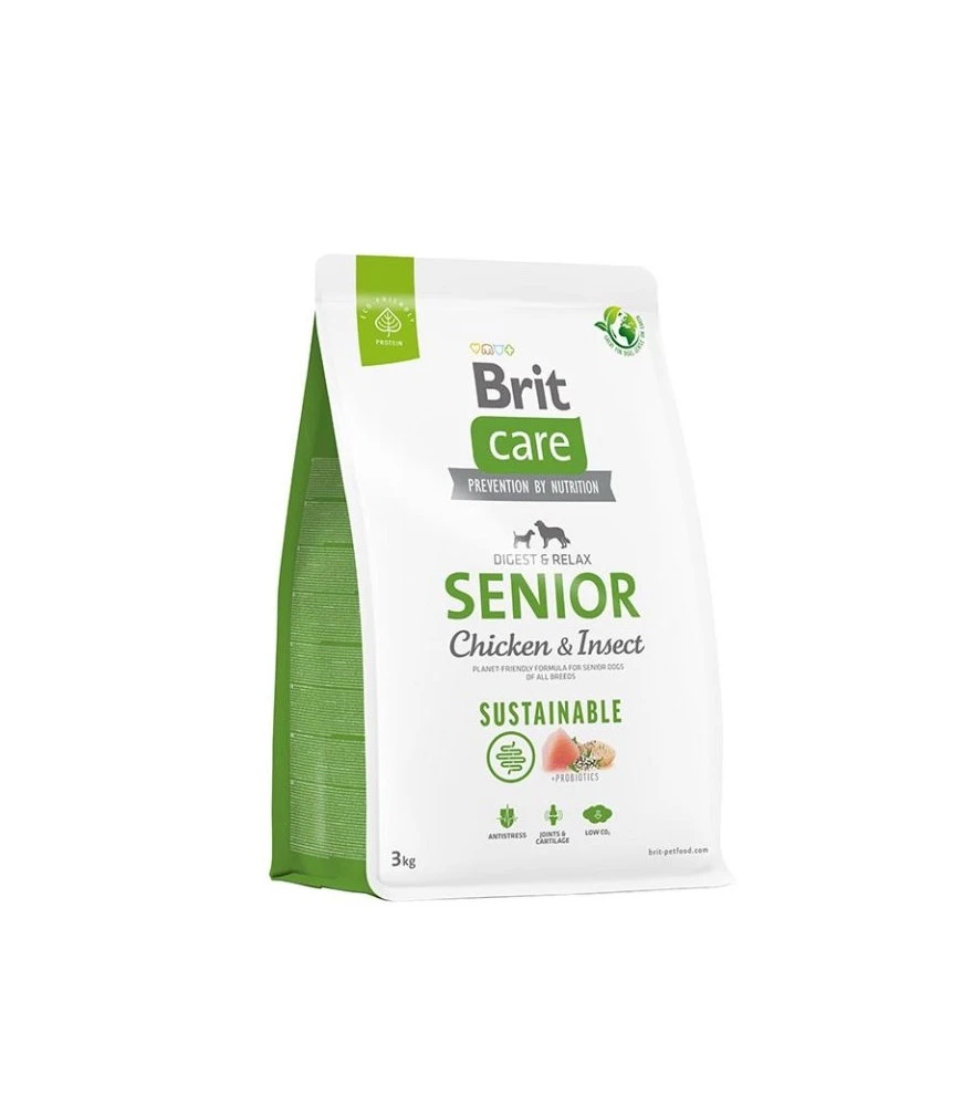 Brit Care Senior Sustainable Chicken & Insect 3kg 1 Brit Care Senior Sustainable Chicken & Insect 3kg