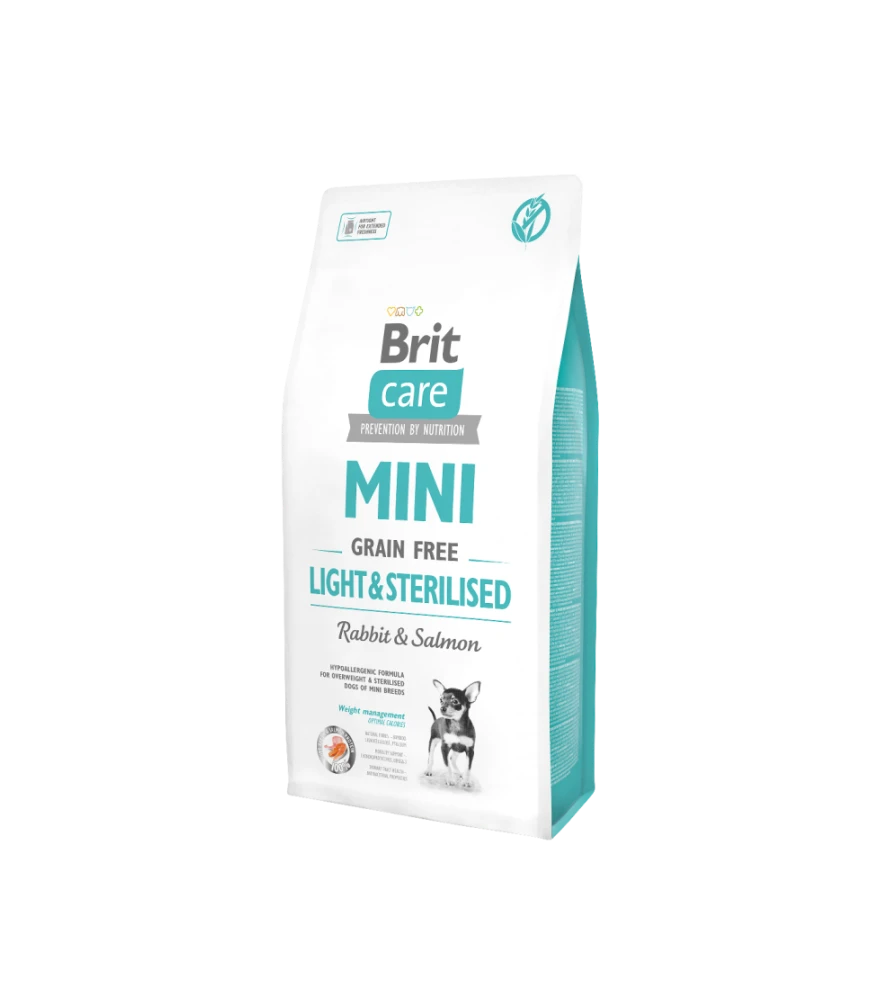 Brit Mini Grain Free Light & Sterilised 7kg 1 Brit Mini Grain Free Light & Sterilised 7kg