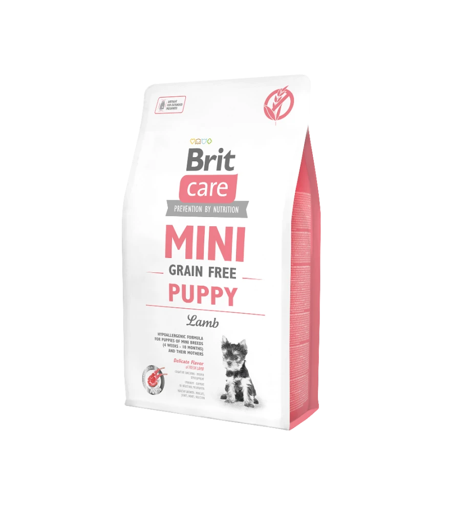 Brit Mini Grain Free Puppy Lamb 2kg 1 Brit Mini Grain Free Puppy Lamb 2kg