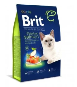 Brit Premium By Nature Cat - Sterilized Salmon 8 Kg