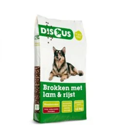 Discus Lam En Rijst Brokken Hondenvoer 12kg