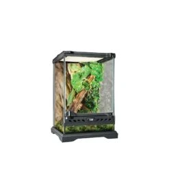 Exo Terra Glas Terrarium Incl. Achterwand 20x20x30CM Zwart