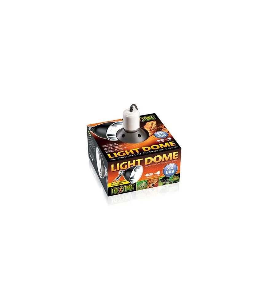 Exo Terra Aluminium UV Lampreflector Ø18CM 1 Exo Terra Aluminium UV Lampreflector Ø18CM