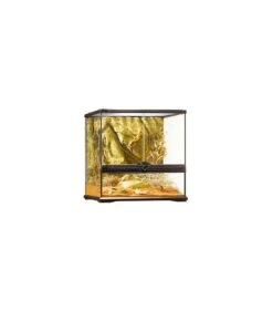 Exo Terra Glas Terrarium Incl. Achterwand 45x45x45CM Zwart
