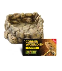 Exo Terra Corner Water Dish L - 19x21x6cm Bruin