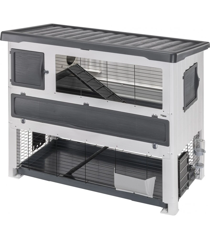 Ferplast Grand Lodge 140 Plus Konijnenverblijf 1 Ferplast Grand Lodge 140 Plus Konijnenverblijf