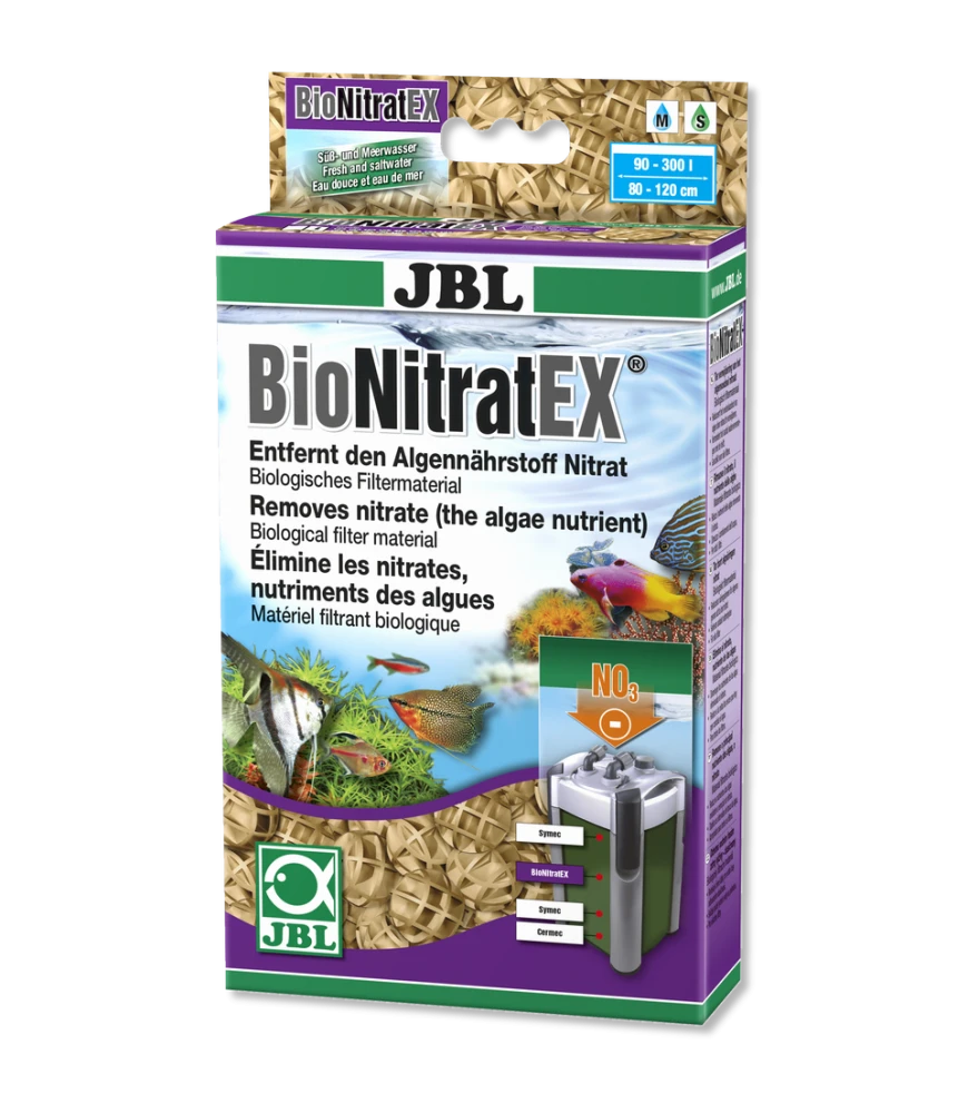 JBL BioNitratEx Bio Filtermassa Tbv Nitraatverwijdering 1 JBL BioNitratEx Bio Filtermassa Tbv Nitraatverwijdering