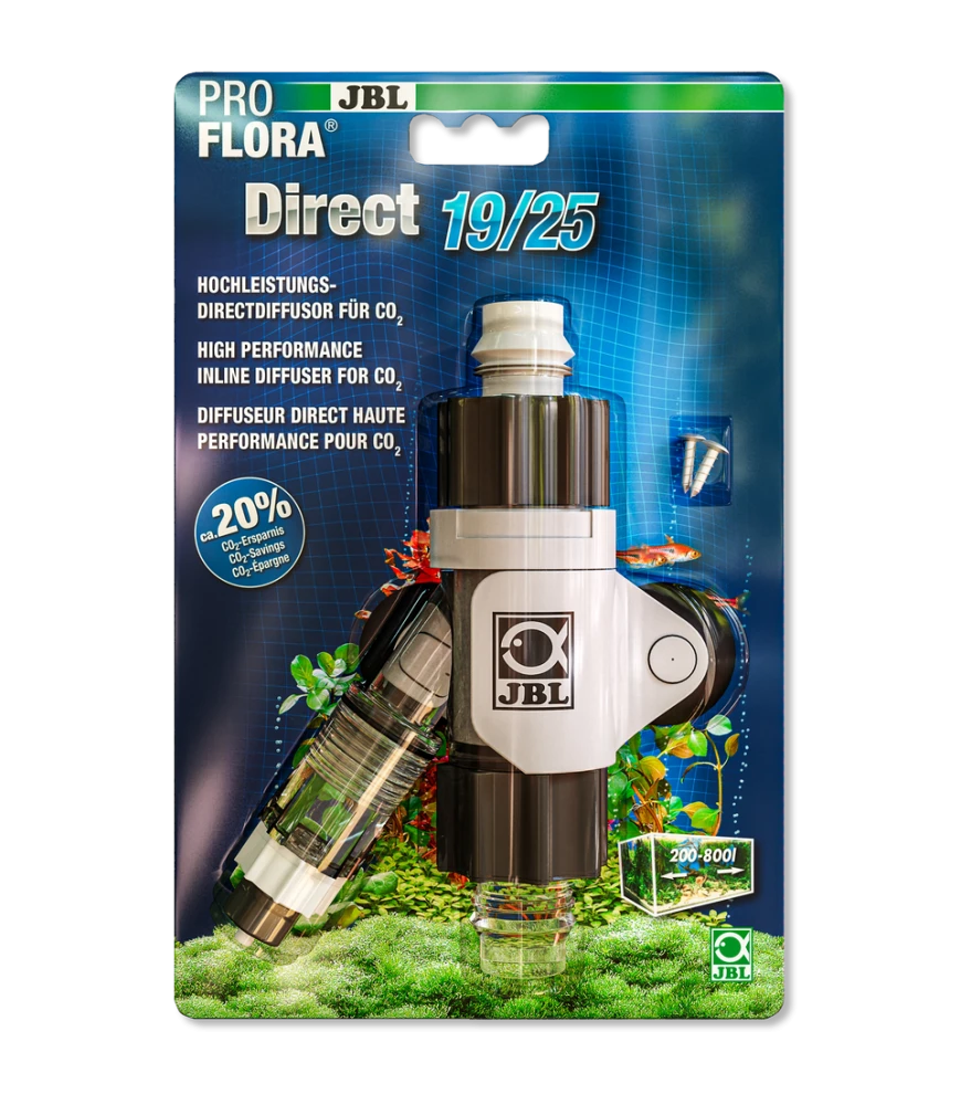 JBL ProFlora Direct Krachtige Directe Co2 Diffuser 19/25 1 JBL ProFlora Direct Krachtige Directe Co2 Diffuser 19/25