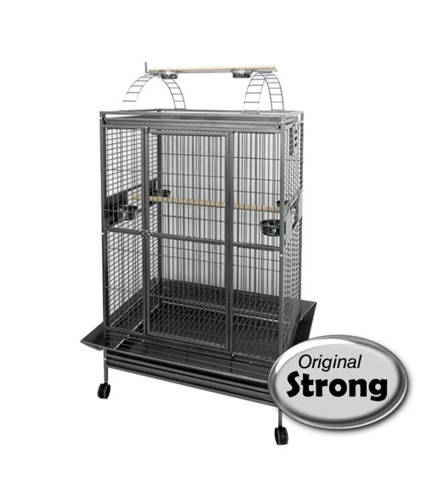 Papegaaienkooi Strong Villa Artemis, Silvertone Grijs