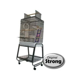 Papegaaienkooi Strong Villa Aurelia, Silvertone Grijs