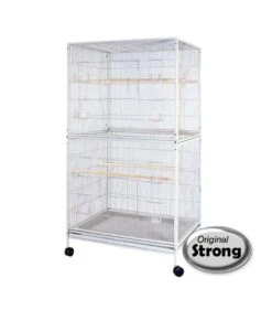 Papegaaienkooi Strong Villa Aviary Zara, Silvertone Grijs