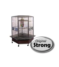 Papegaaienkooi Strong Villa Dahlia, Silvertone Grijs