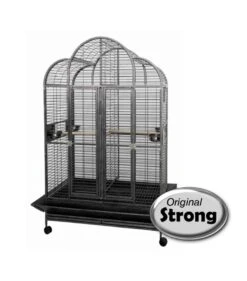 Papegaaienkooi Strong Villa Jolanda, Silvertone Grijs