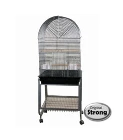 Papegaaienkooi Strong Villa Nova, Silvertone Grijs