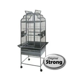 Papegaaienkooi Strong Villa Rhea, Silvertone Grijs