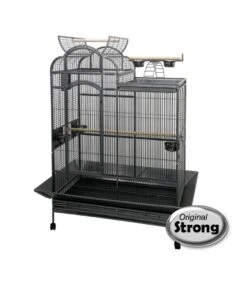 Papegaaienkooi Strong Villa Venus, Silvertone Wit Of Grijs